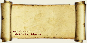 Jana Ćosić vizit kartica